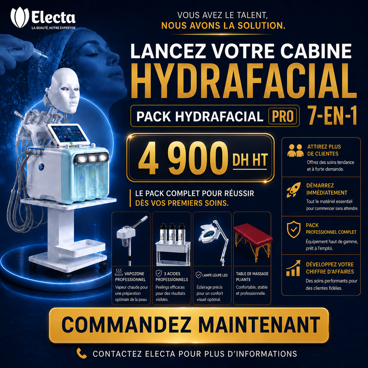 Pack Hydrafacial 7 en 1 PROMO ETE 2026