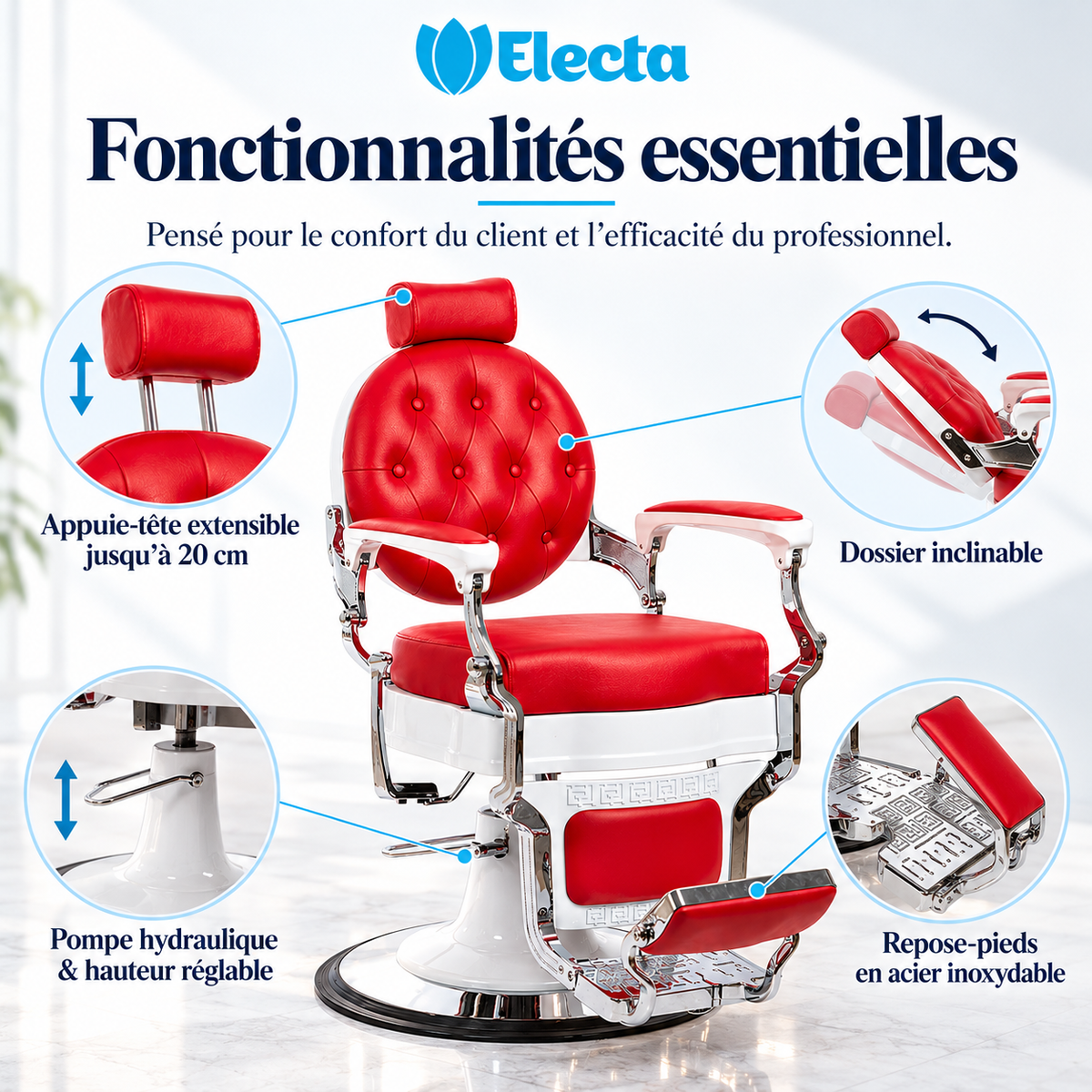 Fauteuil Barbier LUX