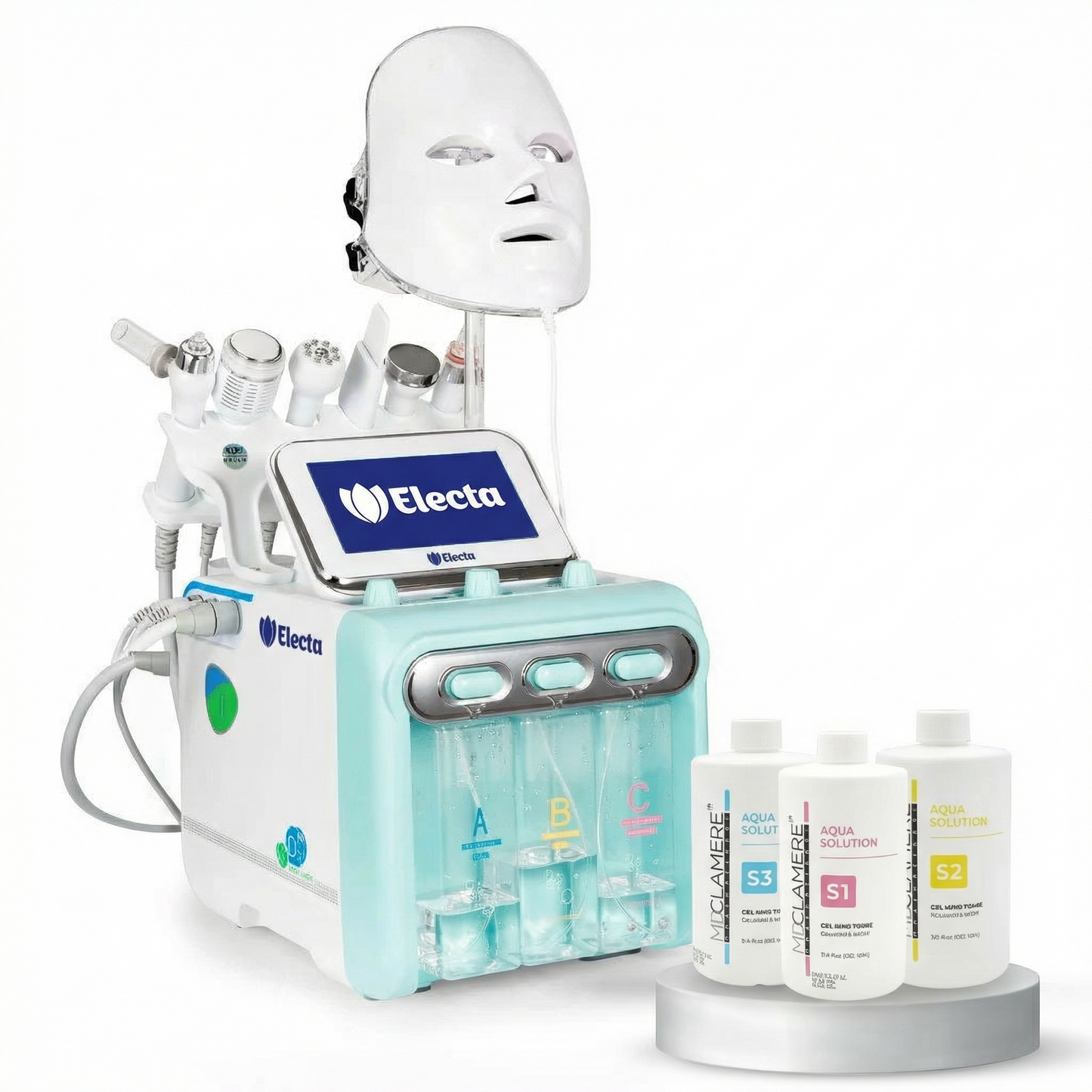 Pack Hydrafacial 7 en 1 ( Vapeur + Table + Acides Gratuits )